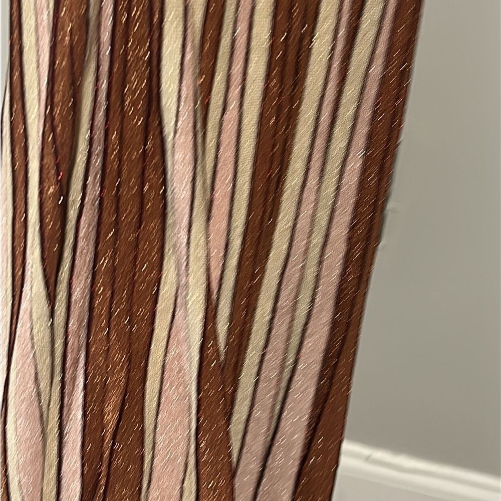 Zimmermann Luminosity Striped Lurex Midi Skirt Size 6-8 (2) - Picture 8 of 10